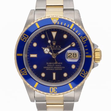 <strong>buy pre-owned rolex 16613 submariner watches</strong></h1><div class="BnrSubtitle">shop online or visit our showroom in london, uk</div><br/><br/>