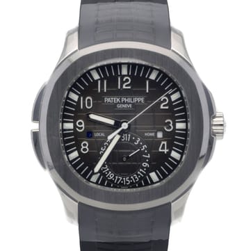 <strong>pre-owned patek philippe aquanaut travel time ref. 5164a-001 watches</strong></h1><div class="BnrSubtitle">shop online or visit our showroom in london, uk</div>