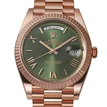 <strong>BUY PRE-OWNED ROLEX 228235 DAY-DATE 40 WATCHES </strong><br/><br/>SHOP ONLINE OR VISIT OUR SHOWROOM IN LONDON, UK<br/>