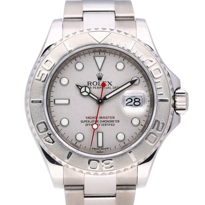 Rolex Yacht-Master 116622 With Oyster Bracelet and Silver Dial