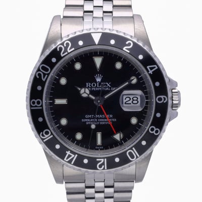 Rolex GMT-Master 16700 With Jubilee Bracelet and Black Dial