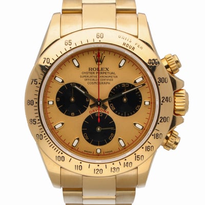 Rolex Daytona 116528 With Oyster Bracelet and Champagne Dial