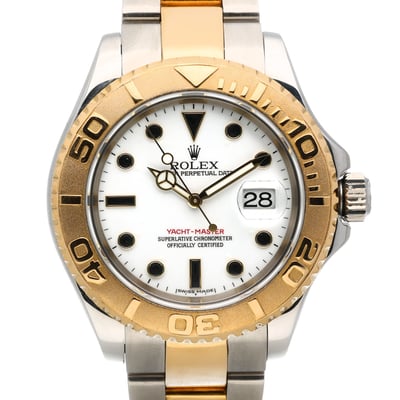 Rolex Yacht-Master 16623 With Oyster Bracelet and White Dial