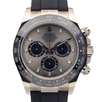 Rolex Daytona 116519LN With Ousterflex Bracelet and Slate Dial