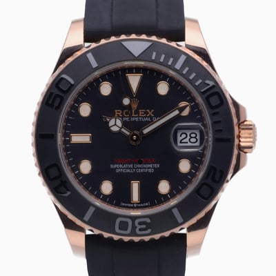 Rolex Yacht-Master 268655 With Oysterflex Bracelet and Black Dial