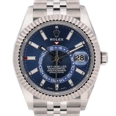 Mens blue face rolex best sale