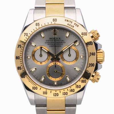 Rolex Daytona 116523 With Oyster Bracelet and Grey Dial