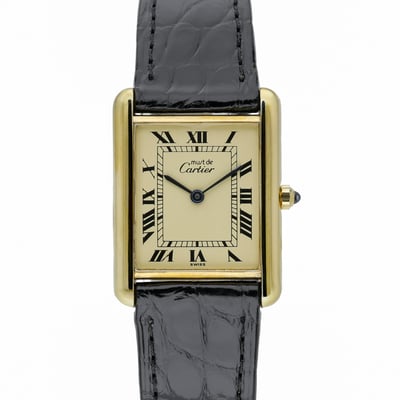 CARTIER TANK VERMEIL