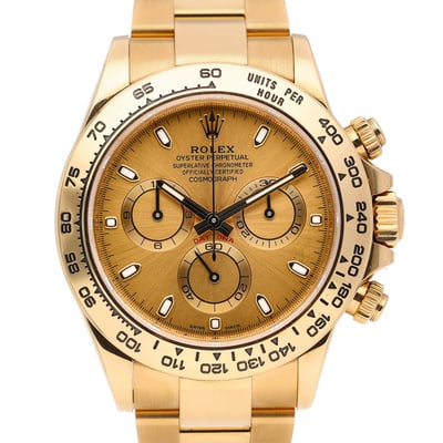 Rolex Daytona 116508 With Oyster Bracelet and Champagne Dial