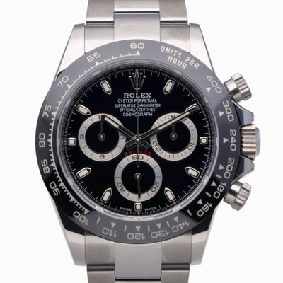 Rolex Daytona 116500LN With Oyster Bracelet and Black Dial