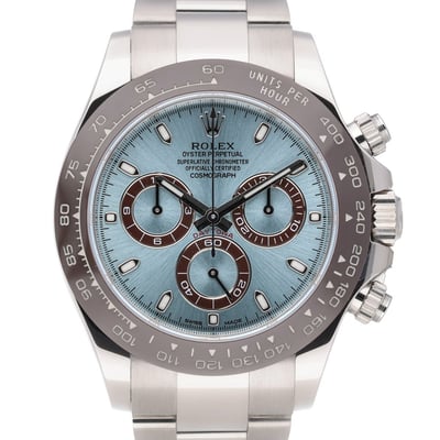 Rolex Daytona 116506 With Oyster Bracelet and Ice Blue Dial