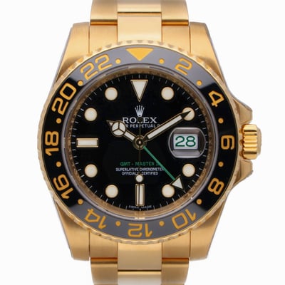 Rolex GMT-Master 116718LN With Oyster Bracelet and Black Dial