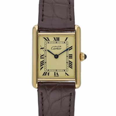 CARTIER TANK VERMEIL