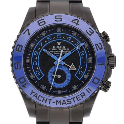 Rolex Yacht-Master 116680 With Oyster Bracelet and Black Dial