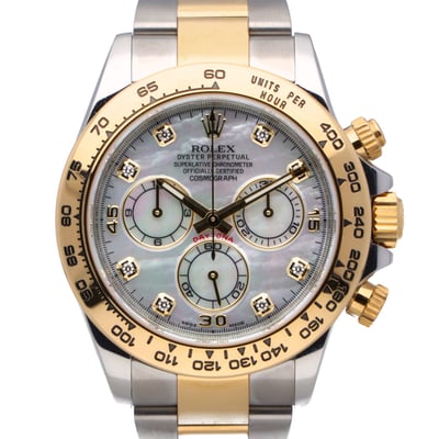 Rolex Daytona 116503 With Oyster Bracelet and White Mother of Pearl Dial