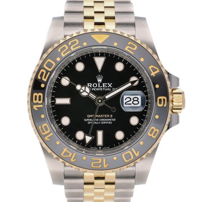 Rolex GMT-Master II 126713GRNR With Jubilee Bracelet and Black Dial