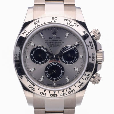 Rolex Daytona 116509 With Oyster Bracelet and Grey Dial