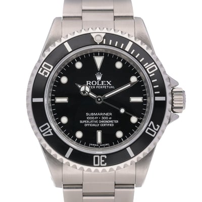 Rolex Submariner 14060M With Oyster Bracelet and Black Dial