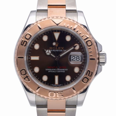 Rolex Yacht-Master 116621 With Oyster Bracelet and Brown Dial