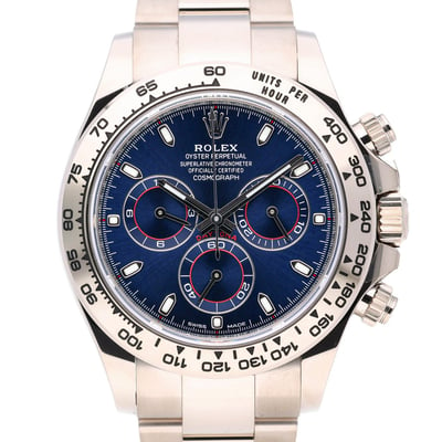 Rolex Daytona 116509 With Oyster Bracelet and Blue Dial