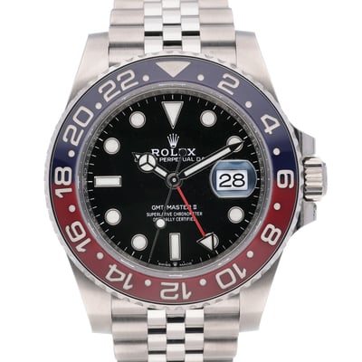 Rolex GMT-Master 126710BLRO With Jubilee Bracelet and Black Dial