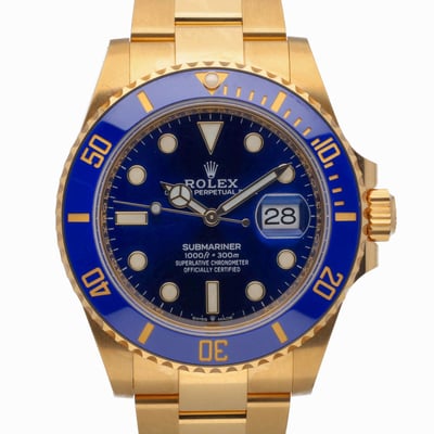 Rolex Submariner 126618LB With Oyster Bracelet and Blue Dial