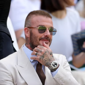 David Beckham’s Custom Tudor Watch at Wimbledon