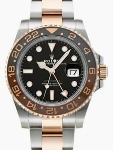 Lamine Yamal wearing a Rolex GMT-Master II 'Root Beer' with a brown and black bezel