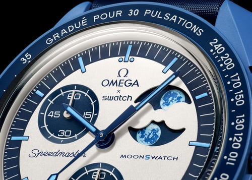 Swatch Super Blue Moonphase