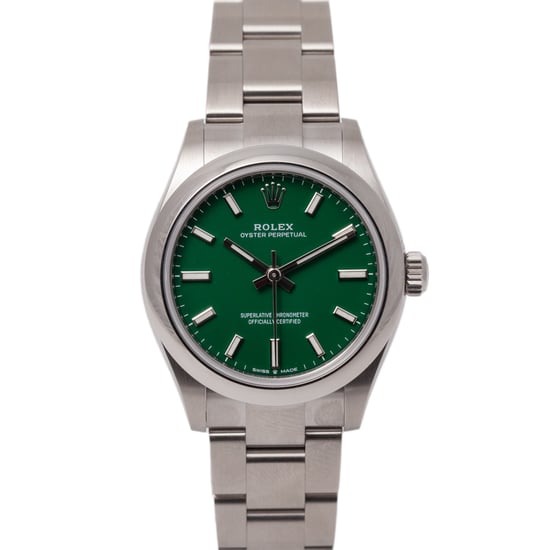 ROLEX OYSTER グリーンボックス 付属品あり Authentic ROLEX Oyster Perpetual OP Watch Box 276200 277200