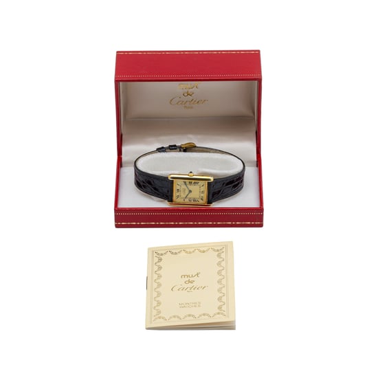 CARTIER TANK VERMEIL 81006