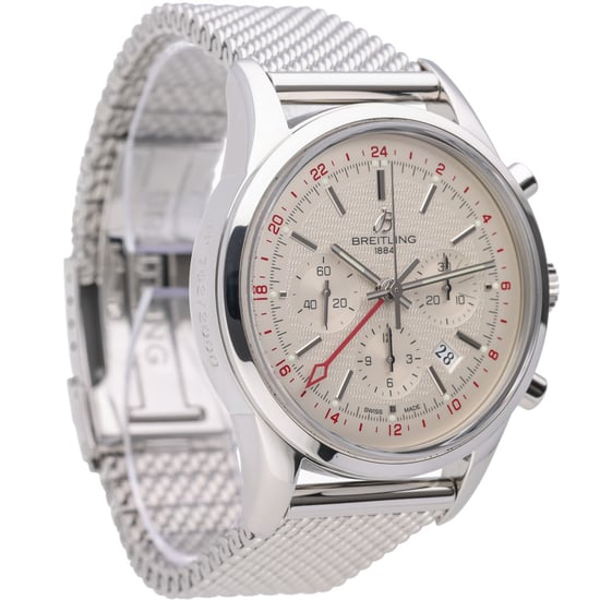 BREITLING TRANSOCEAN CHRONOGRAPH GMT SKU 49004 BQ Watches