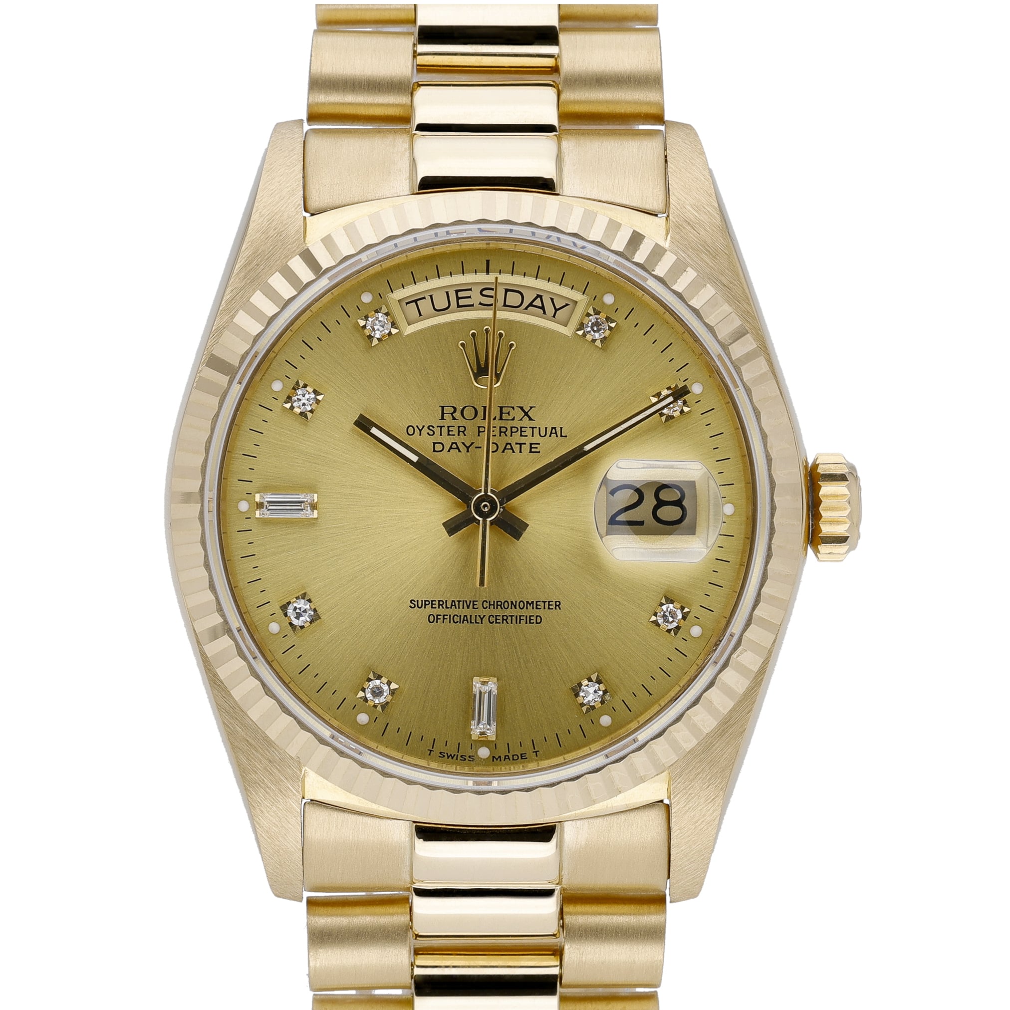 Rolex Day-Date 18038 Champagne Dial at Sonning Vintage Watches