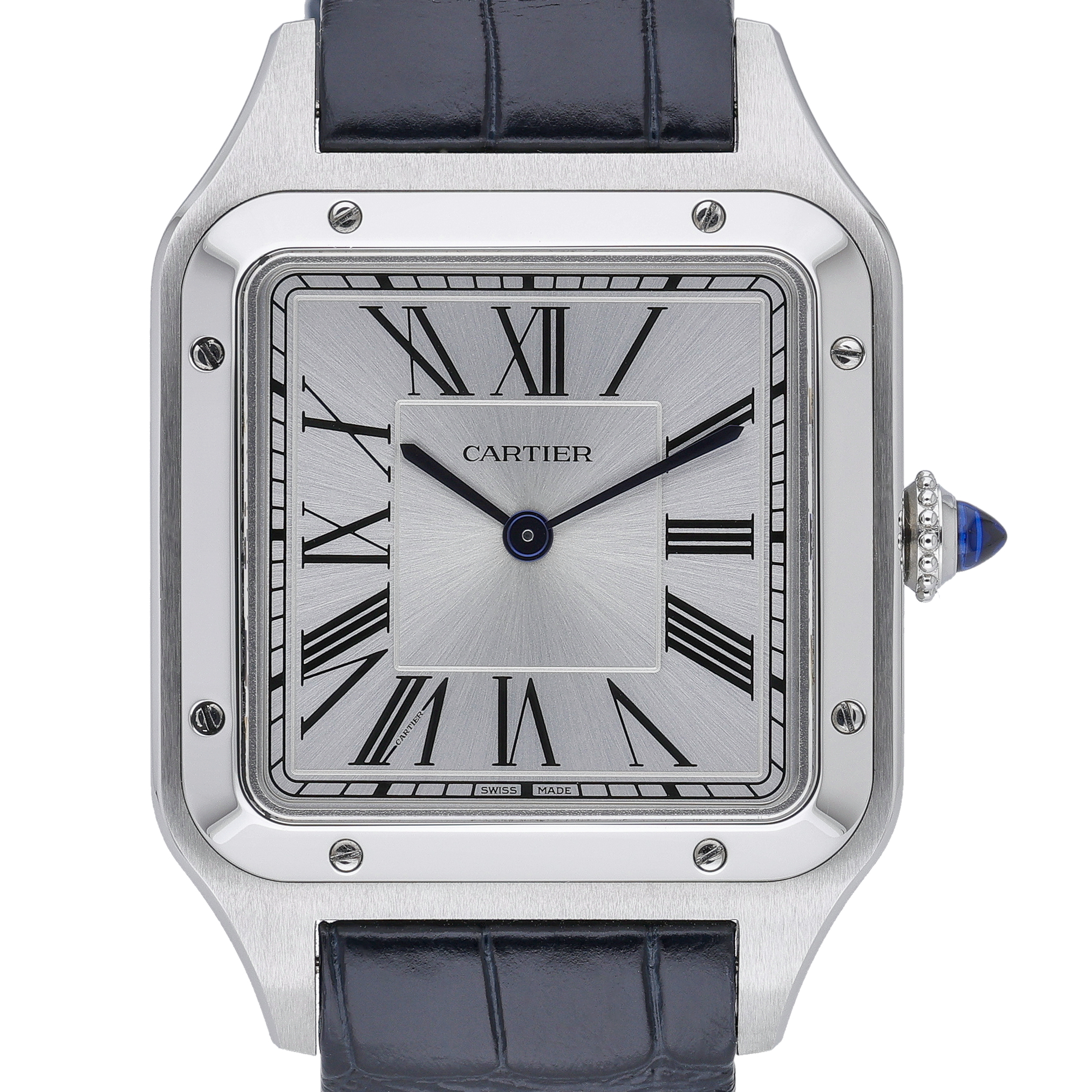 Cartier Santos Dumont WSSA0085 Silver Dial at Sonning Vintage Watches