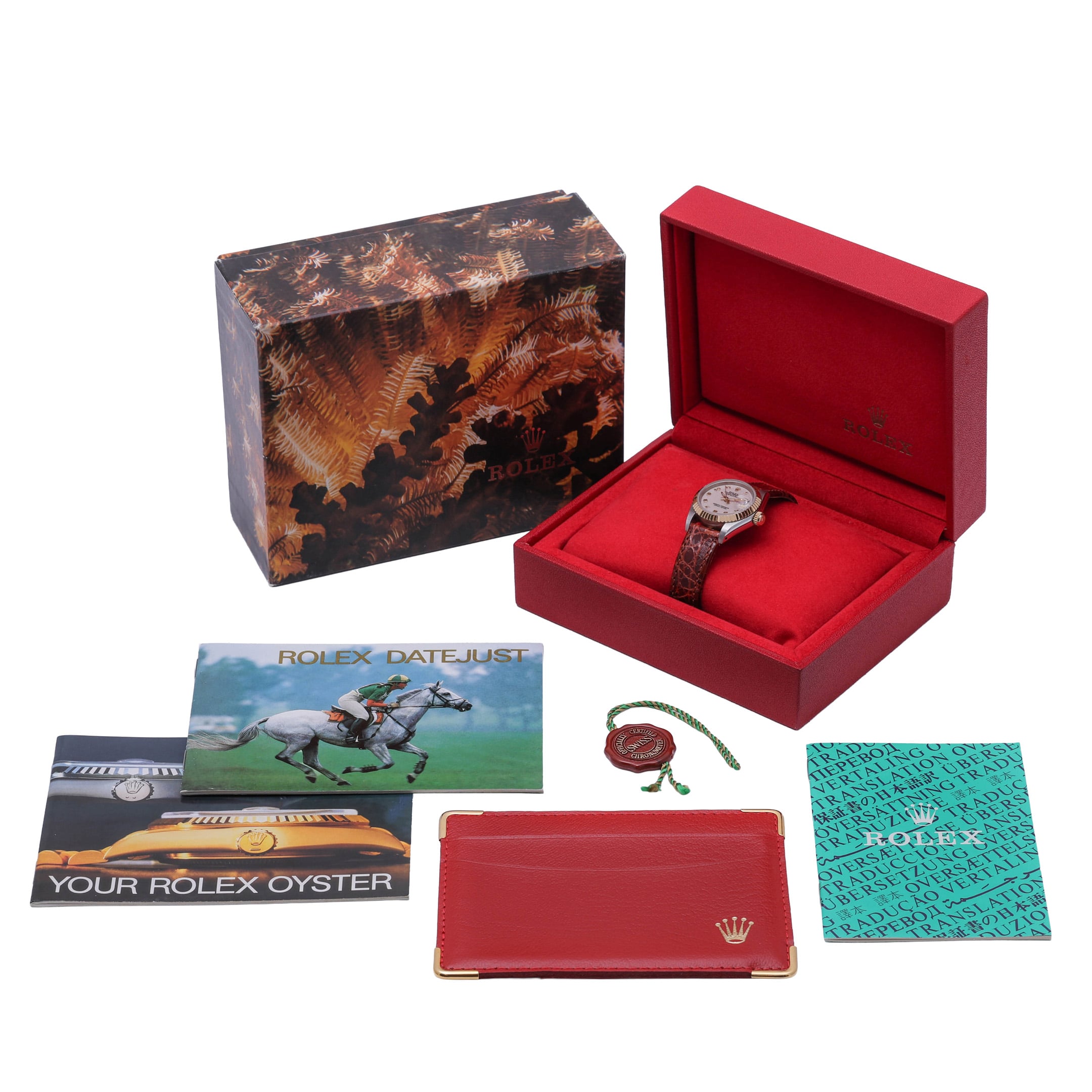 Rolex 69173 保証書と赤いケースと小雑誌付き Rolex 69173 保証書と赤いケースと小雑誌付き