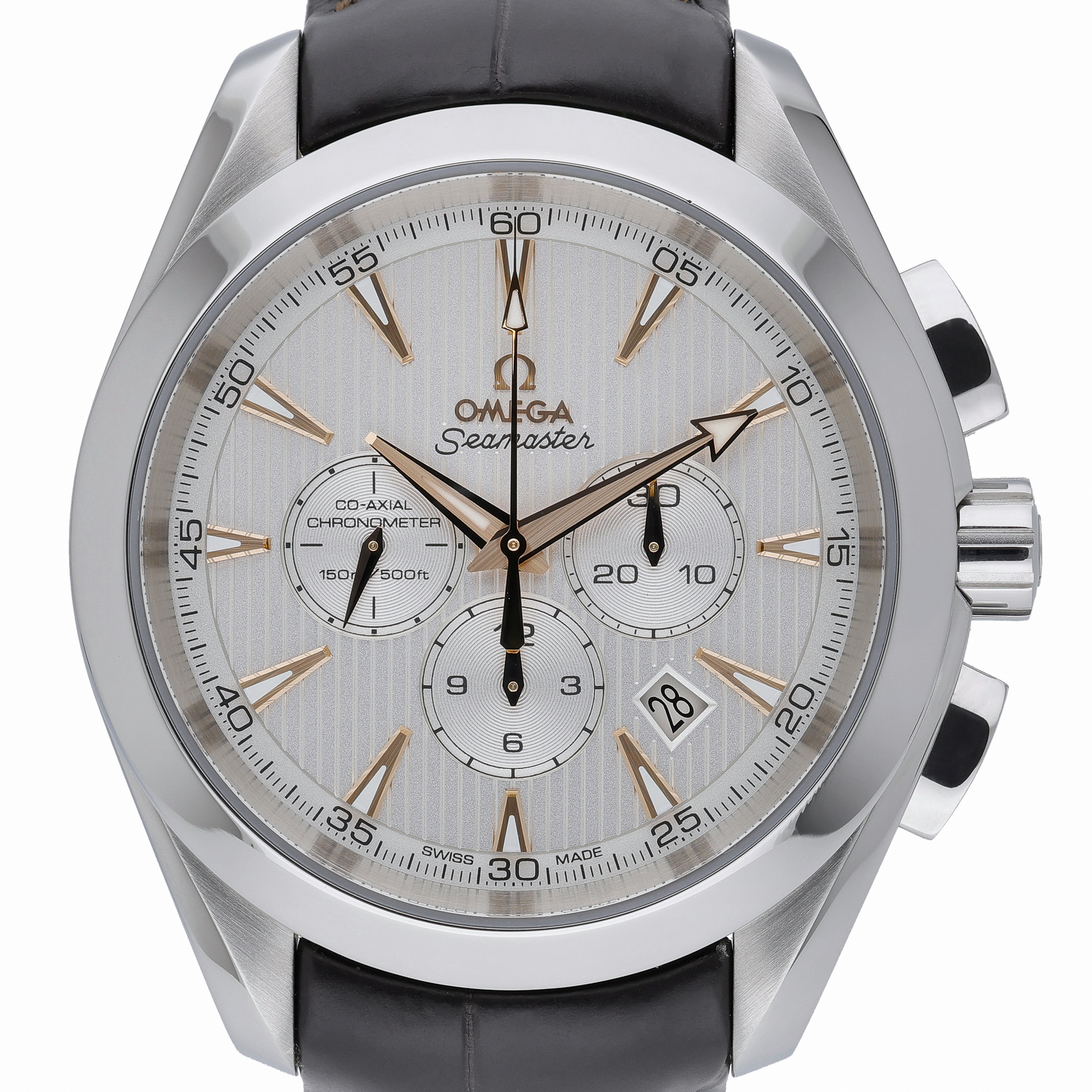 Omega Seamaster Aqua Terra 231.13.44.50.02.001 Silver Dial at Sonning Vintage Watches