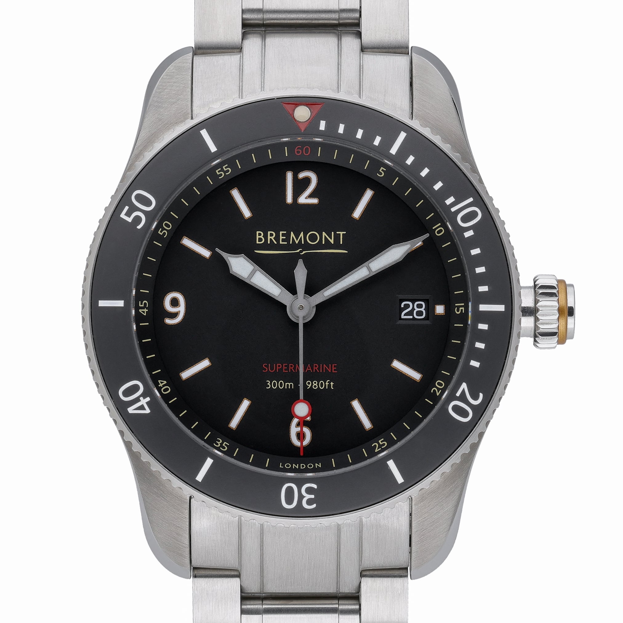 Bremont Supermarine S300-BK-B Black Dial at Sonning Vintage Watches