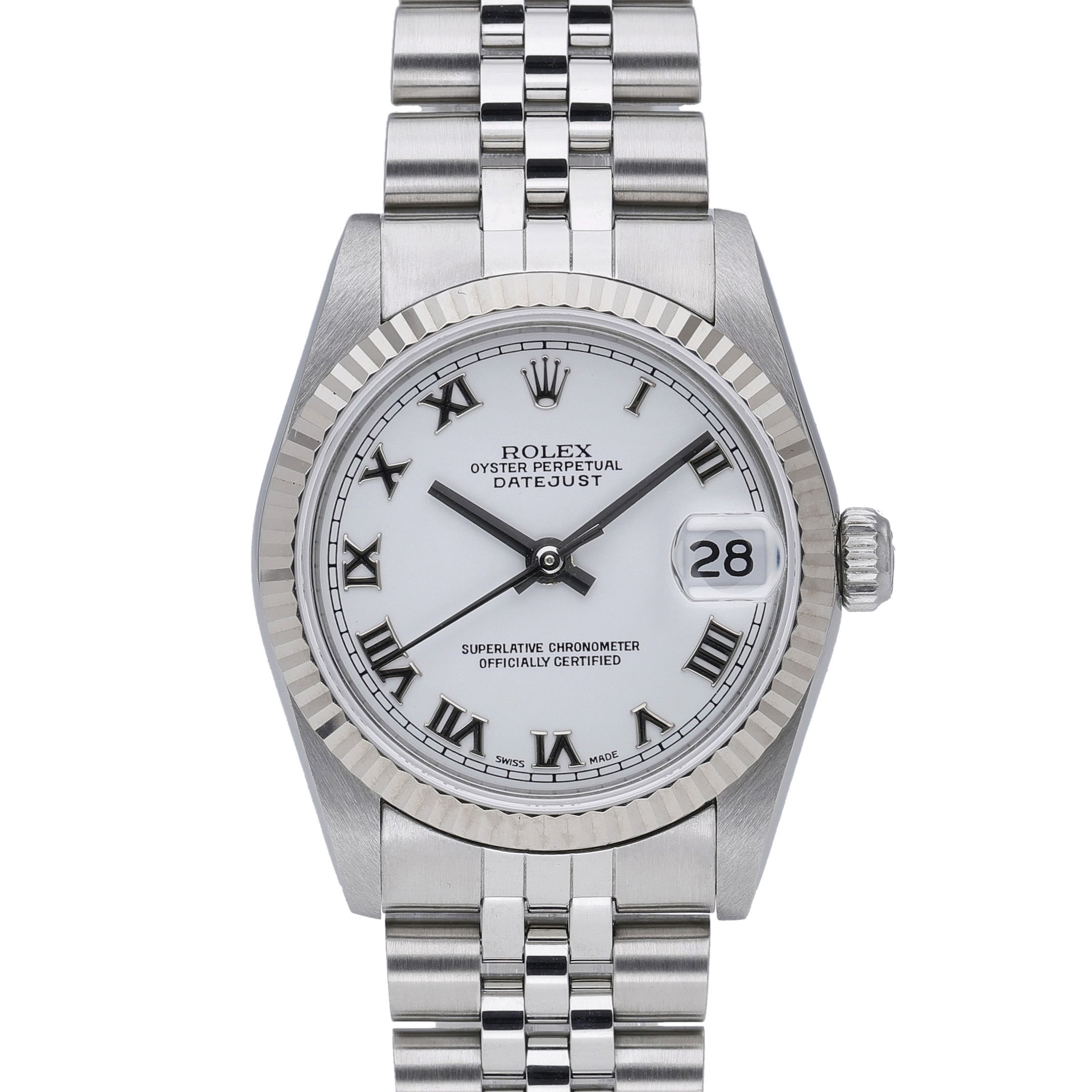 Rolex Datejust 68274 White Dial at Sonning Vintage Watches