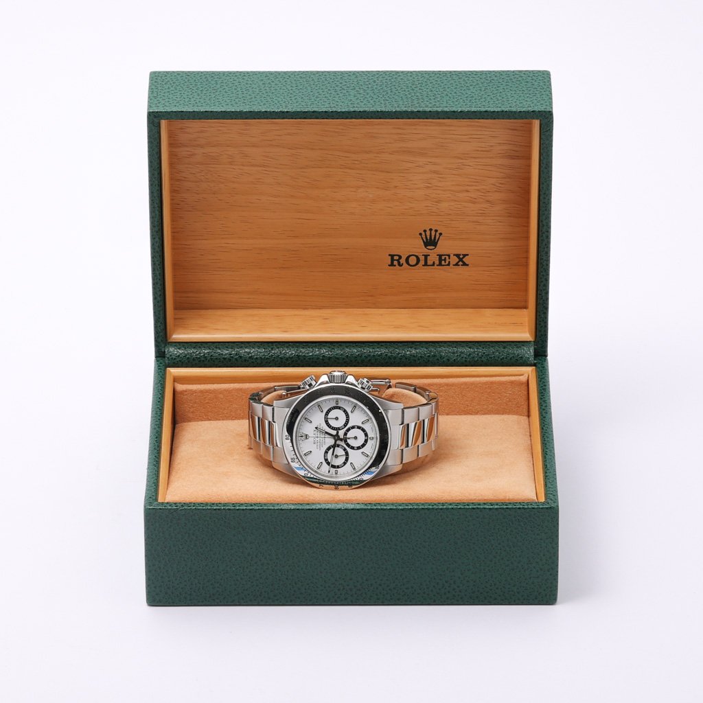 ROLEX Daytona BOXのみ Rolex Daytona ZENITH 16520 Black Dial Mens Watch Box Papers
