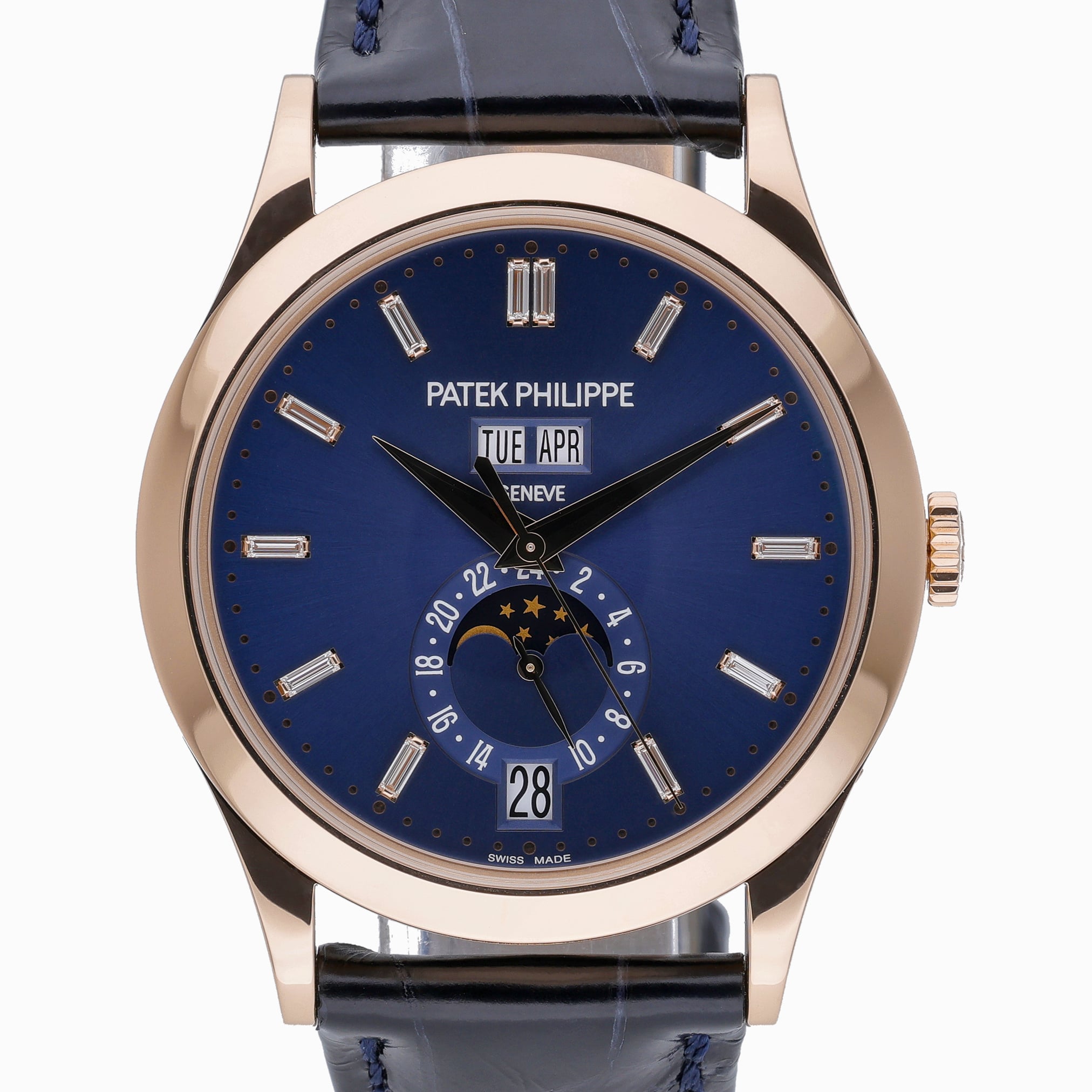 Patek Philippe Annual Calendar 5396R-015 Blue Dial at Sonning Vintage Watches