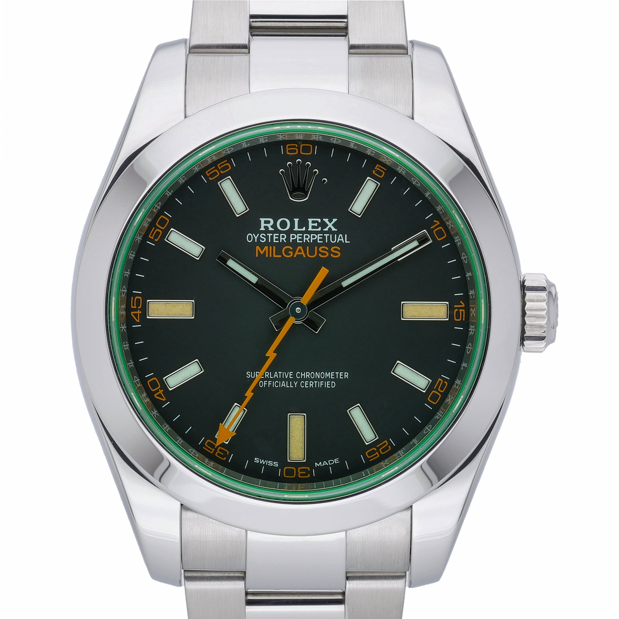 Rolex Milgauss 116400GV Black Dial at Sonning Vintage Watches