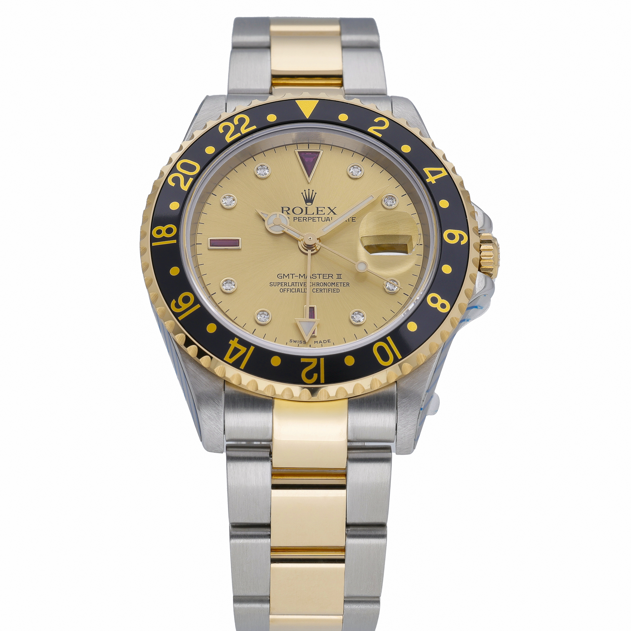 ROLEX GMT-MASTER II 16713 - SKU: 52489 - BQ Watches