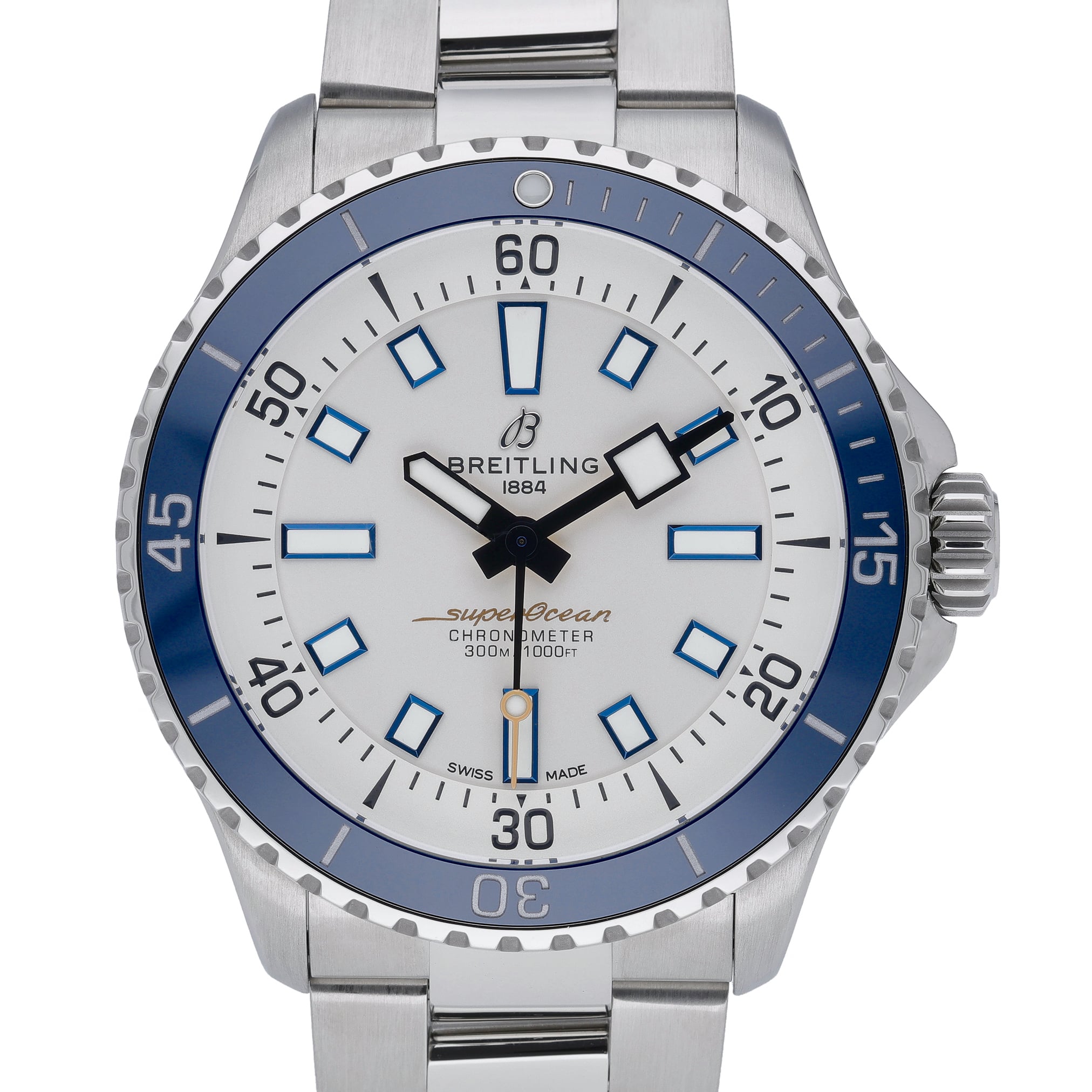 Breitling Superocean 42 A17375 White Dial at Sonning Vintage Watches