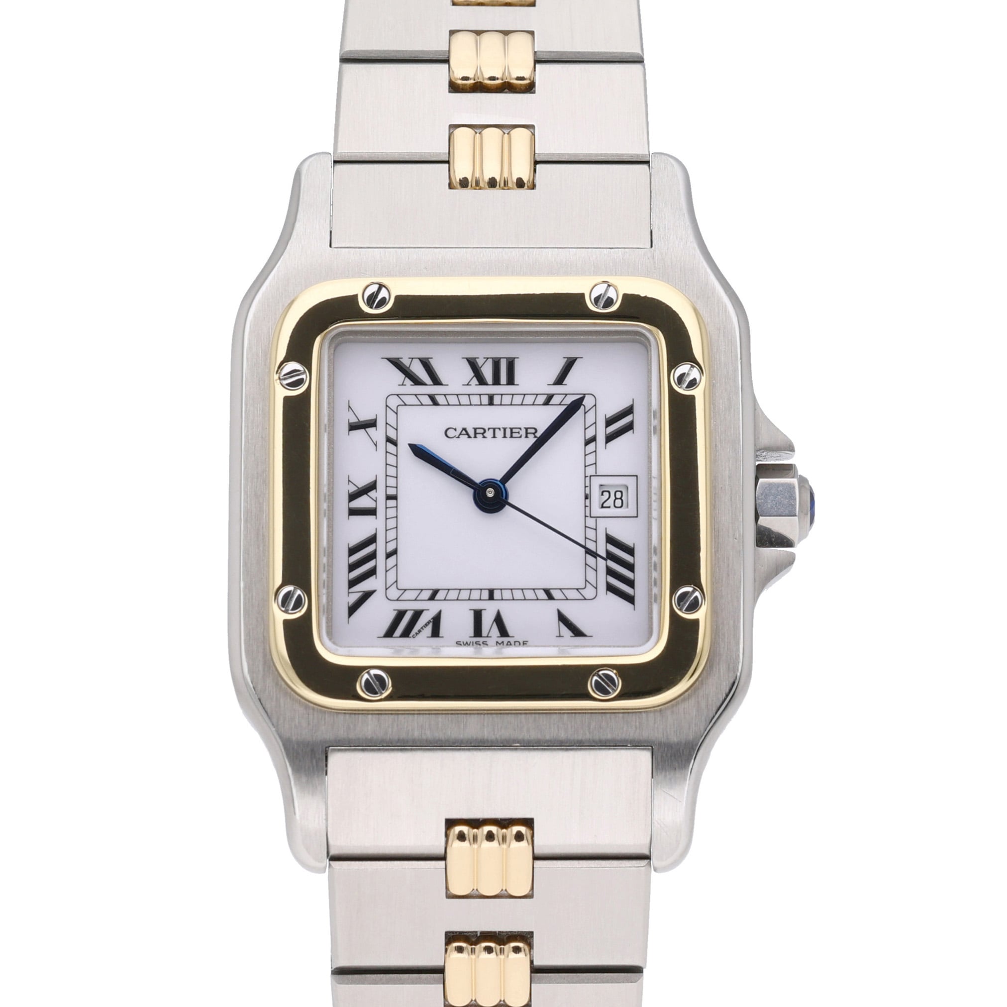 Cartier Santos 2961 White Dial at Sonning Vintage Watches