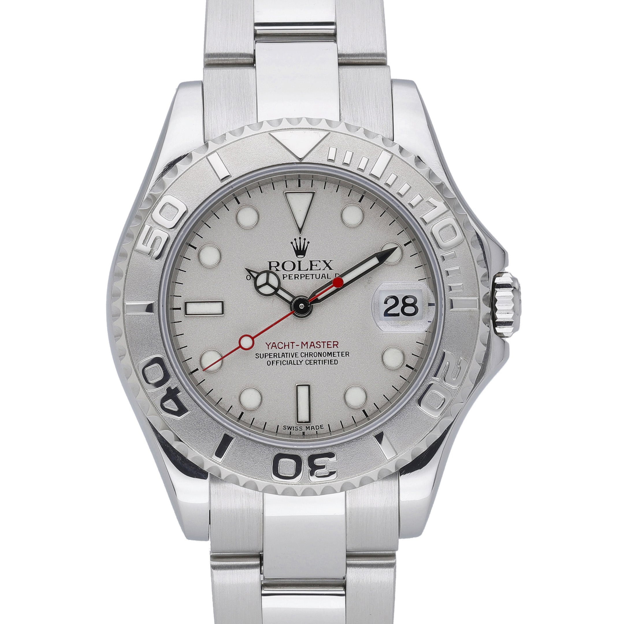 Rolex Yacht-Master 168622 Silver Dial at Sonning Vintage Watches