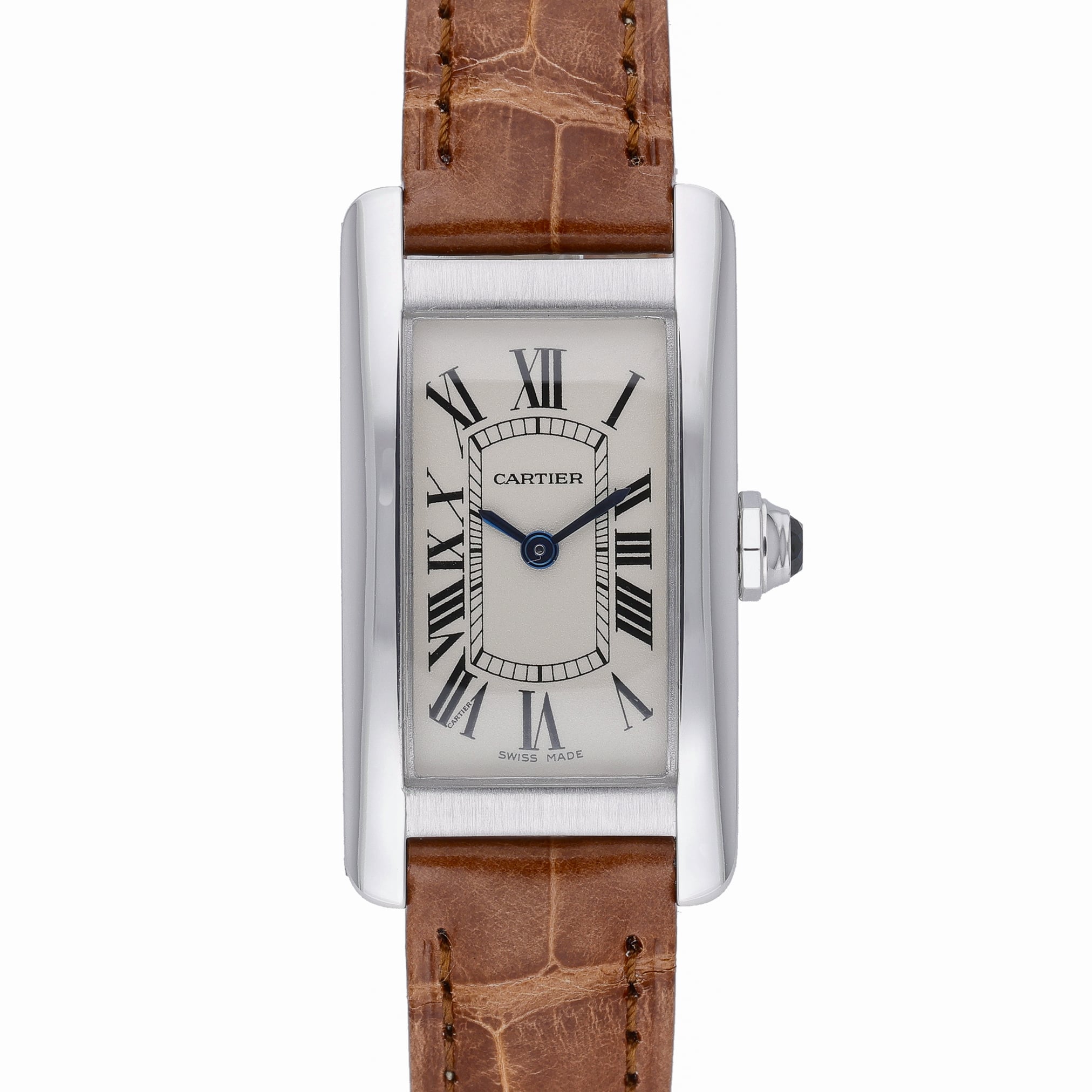 Cartier Tank Américaine 2489 Champagne Dial at Sonning Vintage Watches