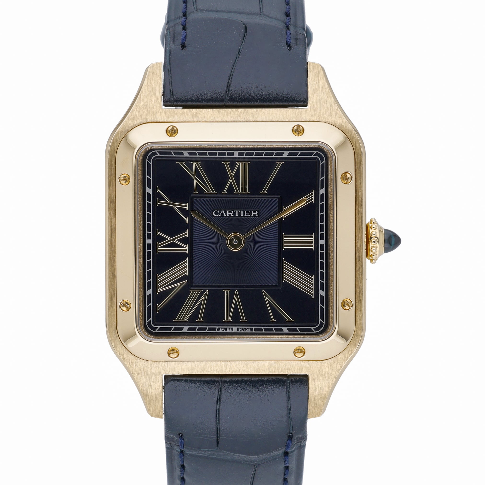 Cartier Santos Dumont WGSA0077 Blue Dial at Sonning Vintage Watches