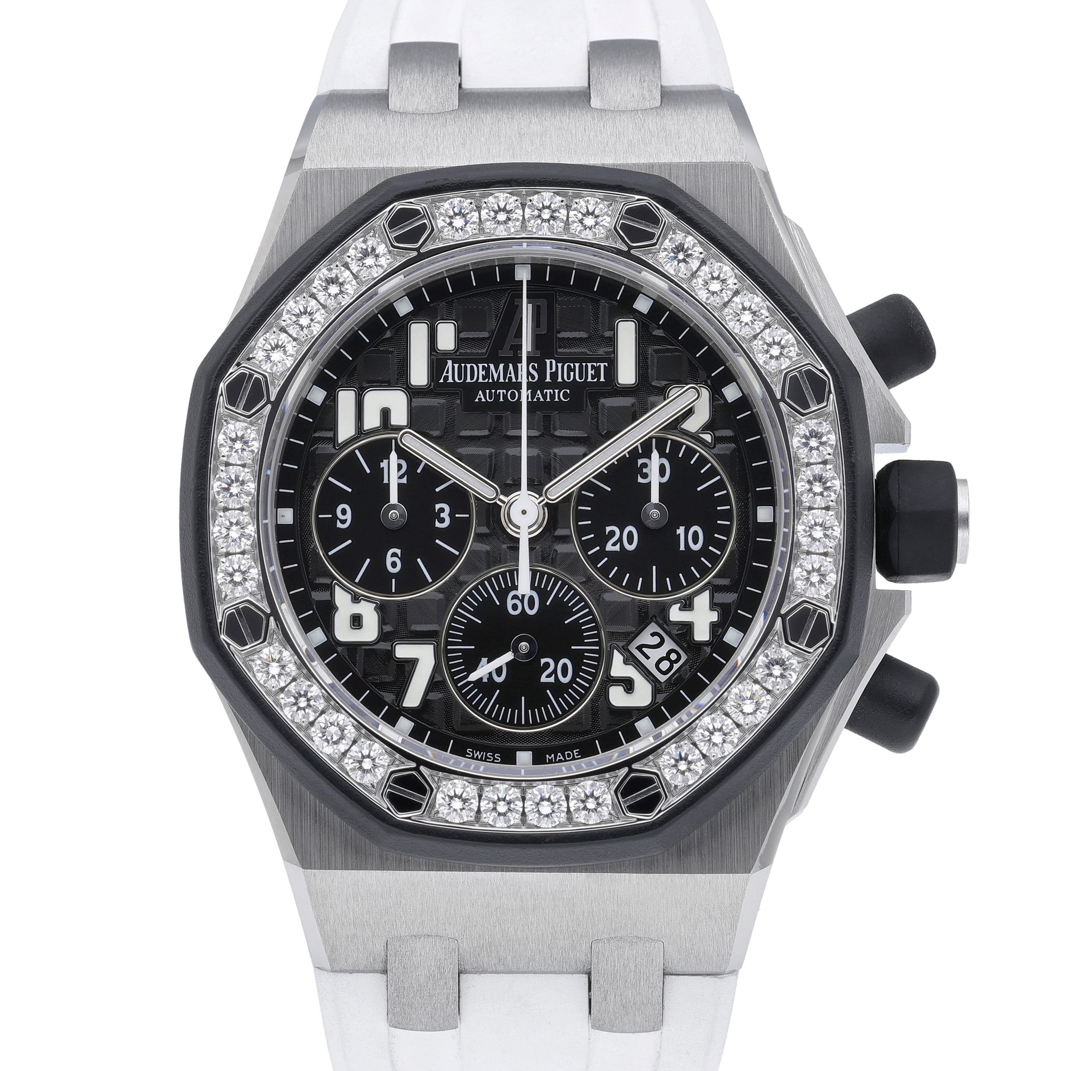 Audemars Piguet Royal Oak Offshore Lady 26048SK.ZZ.D002CA Black Dial at Sonning Vintage Watches