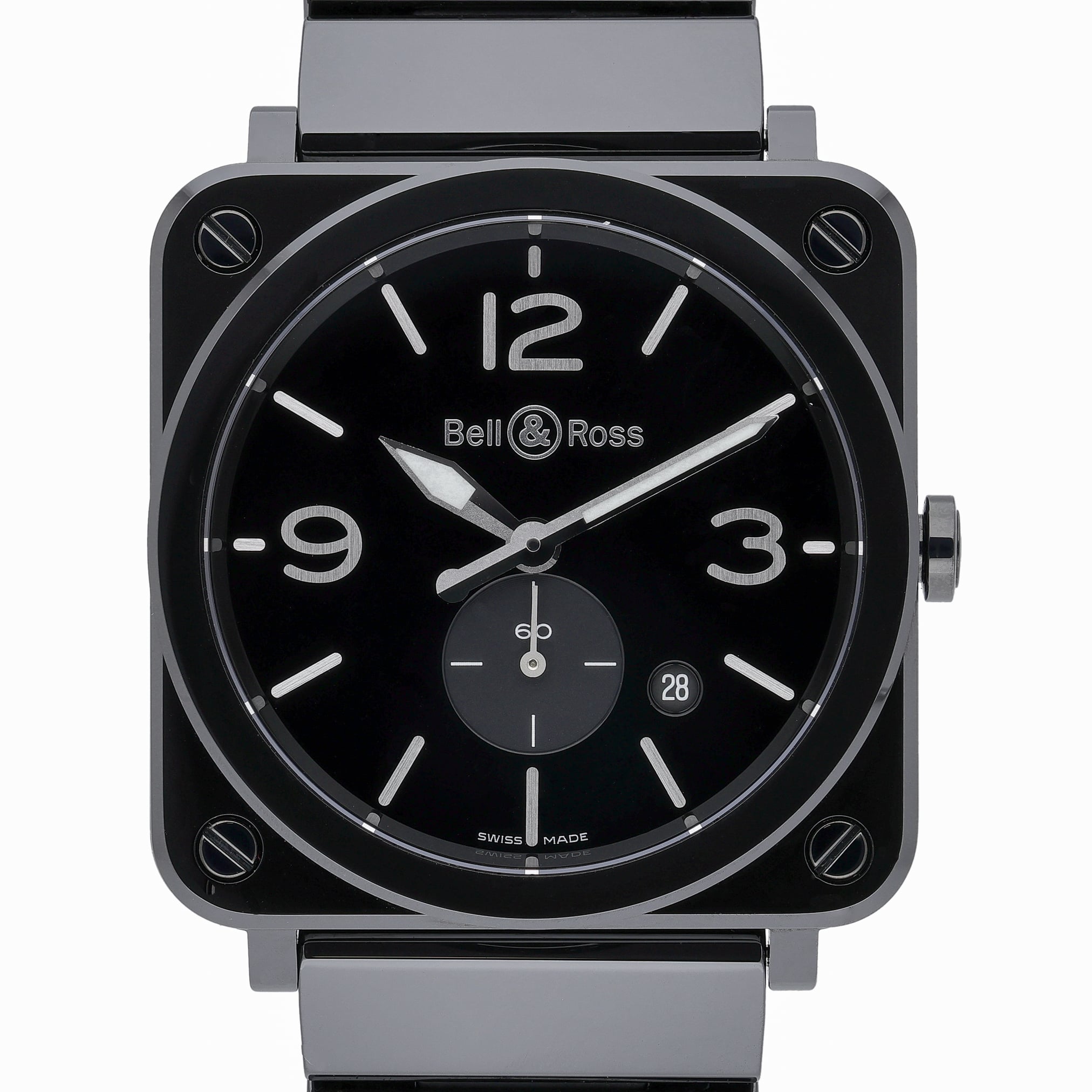 Bell & Ross  BRS-64-CSBl Black Dial at Sonning Vintage Watches