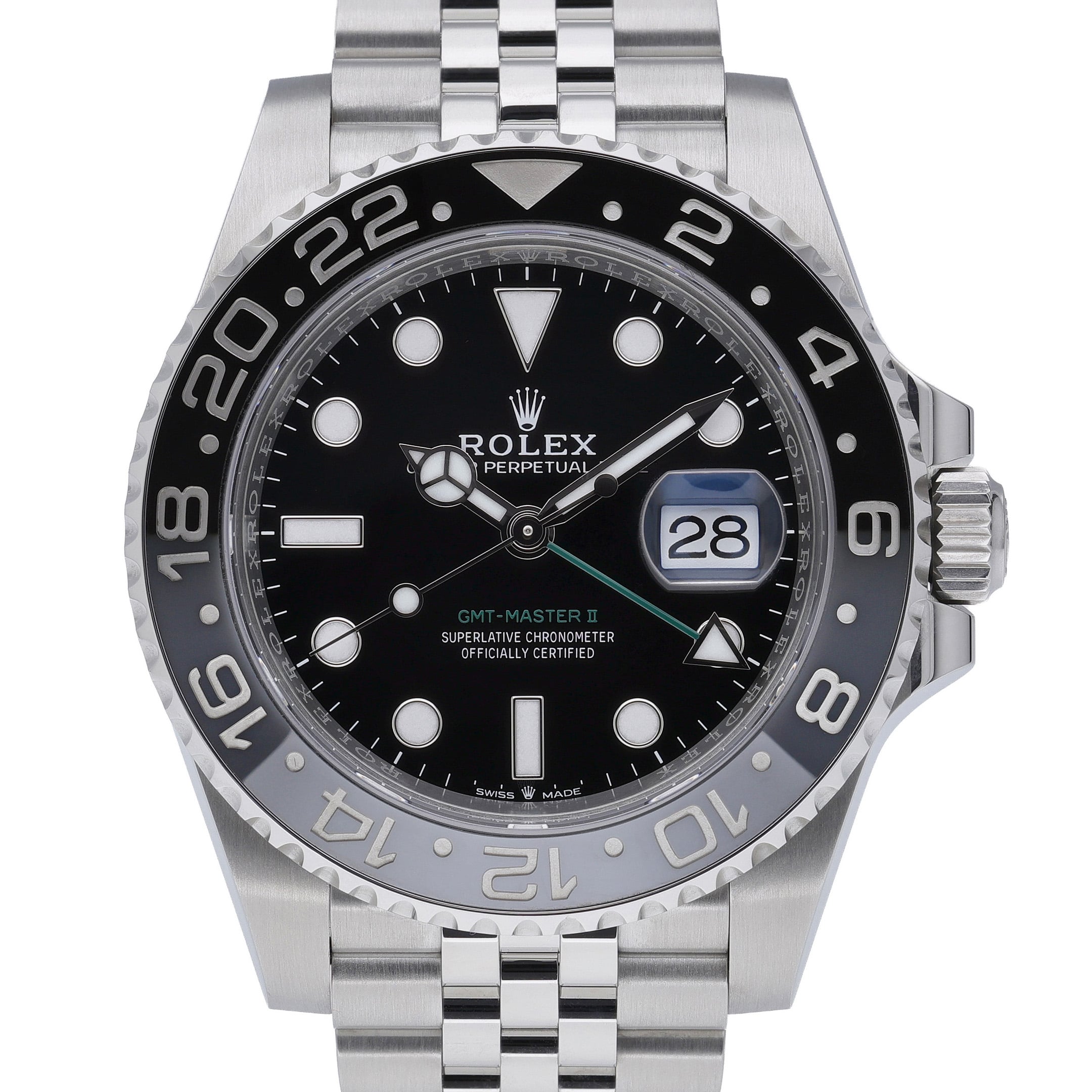 Rolex Gmt-Master II 126710GRNR Black Dial at Sonning Vintage Watches